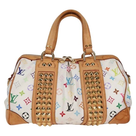 LOUIS VUITTON Monogram Multicolor Courtney MM Bag 2way White M45641 Auth 124887V - Picture 2 of 16